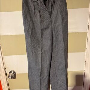 Gray Pinstripe blazer bottoms